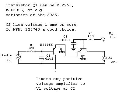 amplifier relay buffer high voltage