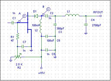 Amplifier arcing tank system spice model