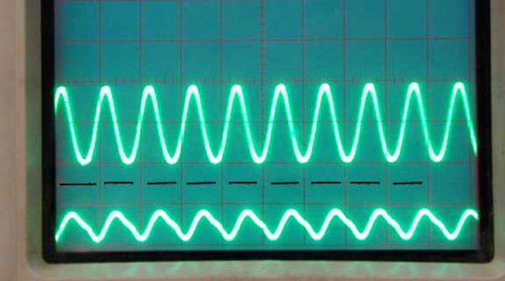amplifier waveform patterns normal operation