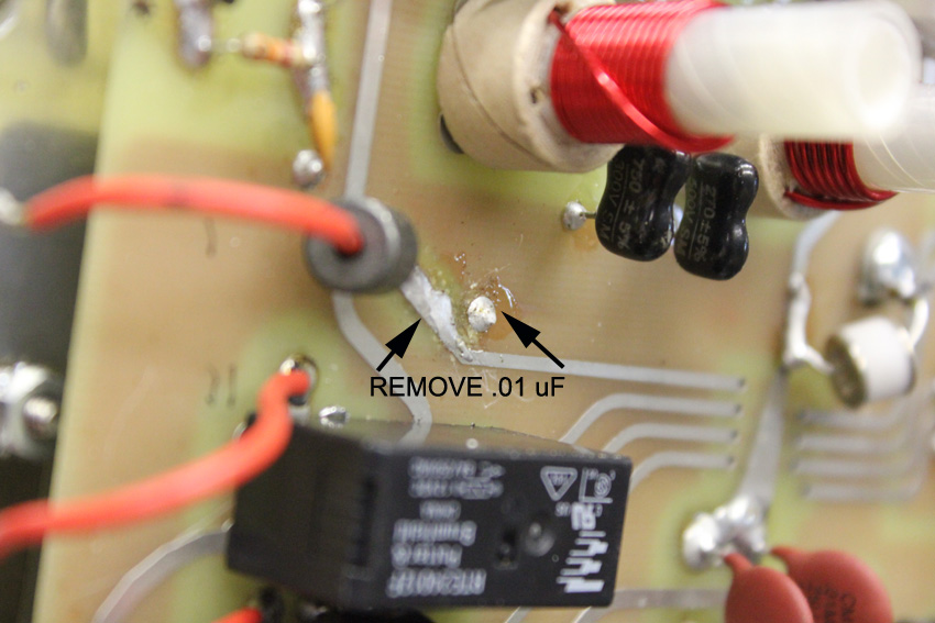 remove .01uF