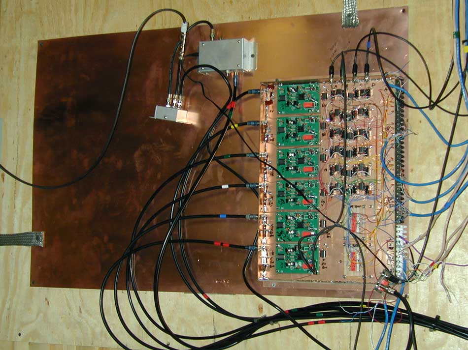 Receiving antenna switch matrix