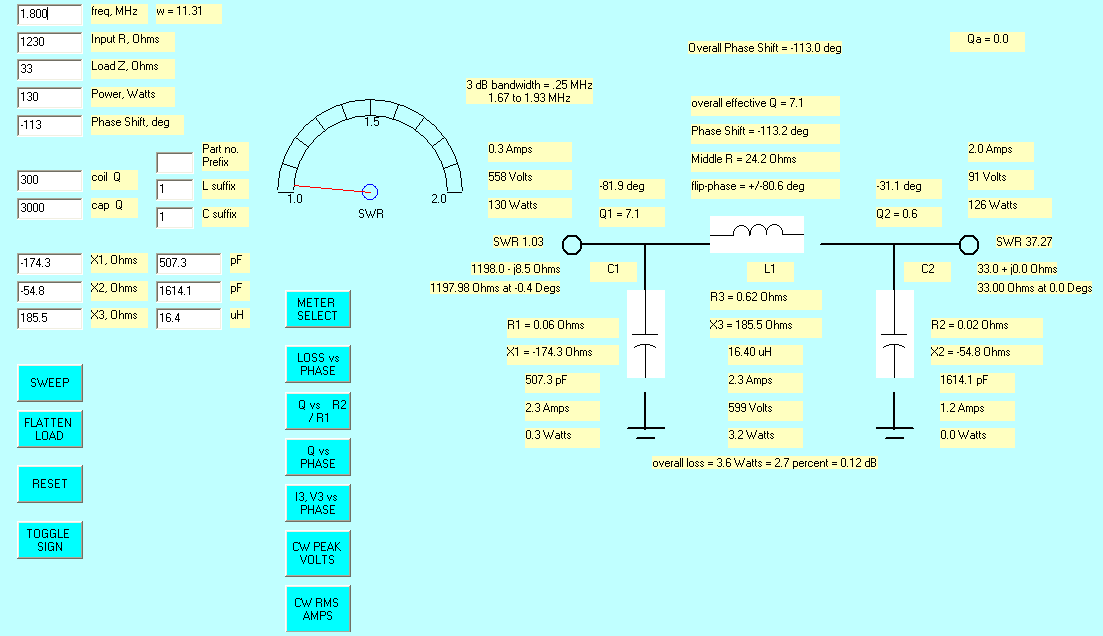 Homebrew transmitter pi-network