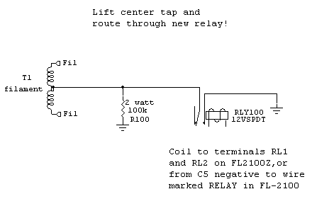 fl2100 yaesu cathode bias modification