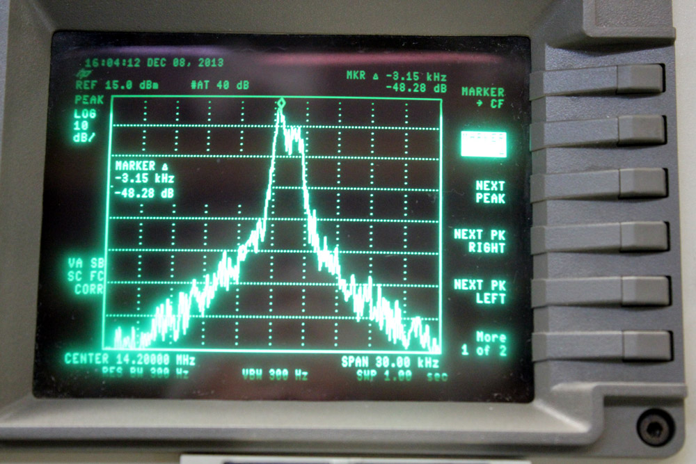 AL811 three tube IMD at 850 watts PEP