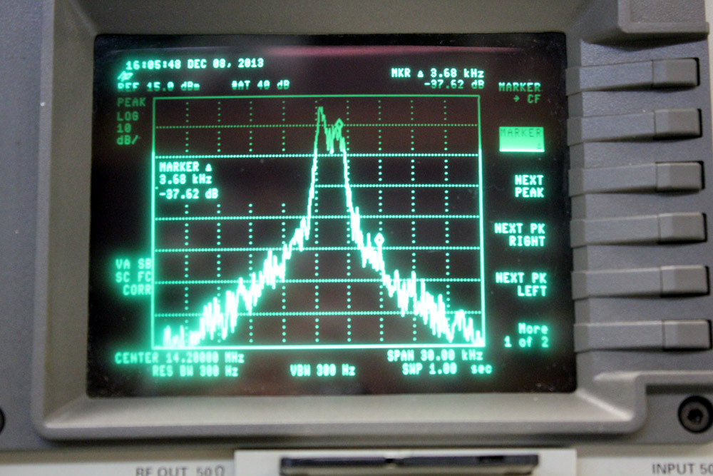 AL811 spectrum distortion SSB voice